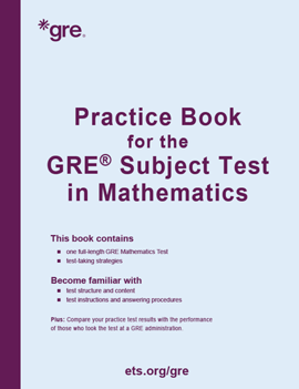 GRE Subject Tests in Mathematics cover