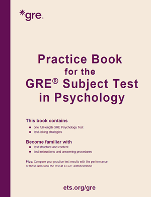 GRE Subject Tests in Psychology cover